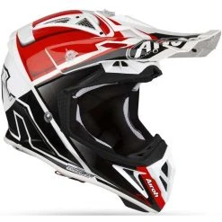 Casque Cross Enduro Airoh AVIATOR 2.2 CHECK Glossy Red -Airoh boutique casque cross enduro airoh aviator 2 2 check glossy red 132294