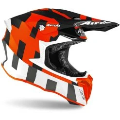 Casque Cross Enduro Airoh TWIST 2.0 Frame Orange Mat -Airoh boutique casque cross enduro airoh twist 2 0 frame orange mat 131062
