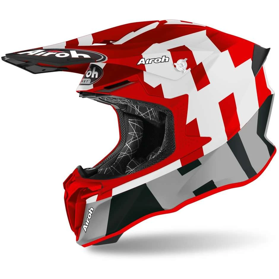 Casque Cross Enduro Airoh TWIST 2.0 Frame Rouge Mat 3 Casque Cross Enduro Airoh TWIST 2.0 Frame Rouge Mat