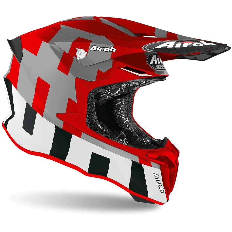 Casque Cross Enduro Airoh TWIST 2.0 Frame Rouge Mat 4 Casque Cross Enduro Airoh TWIST 2.0 Frame Rouge Mat – Image 2