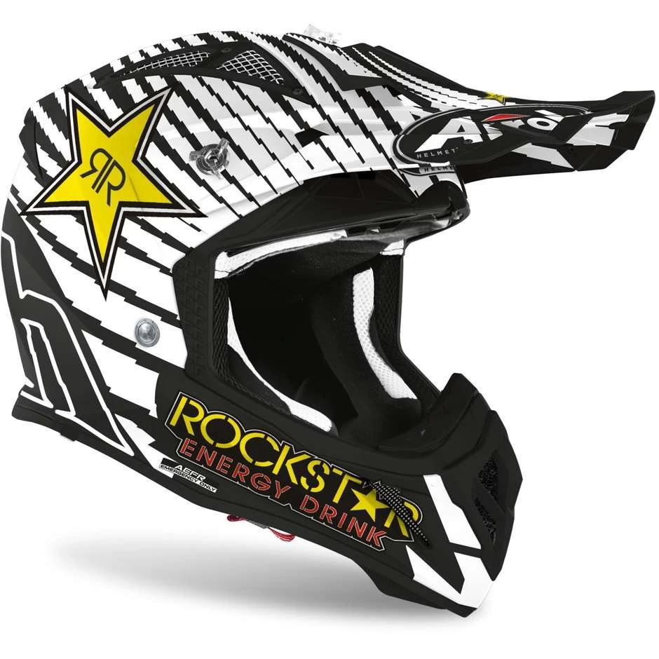 Casque De Moto Cross Enduro En Fibre Airoh AVIATOR ACE Rockstar 2020 Matt 5 Casque De Moto Cross Enduro En Fibre Airoh AVIATOR ACE Rockstar 2020 Matt – Image 3