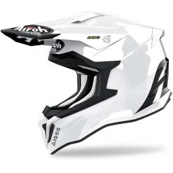 Casque De Moto Cross Enduro En Fibre HPC Airoh STRYCKER Couleur Blanche