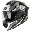 Casque De Moto Intégral Airoh ST 501 BIONIC Glossy White Chrome -Airoh boutique casque de moto integral airoh st 501 bionic glossy white chrome 132260