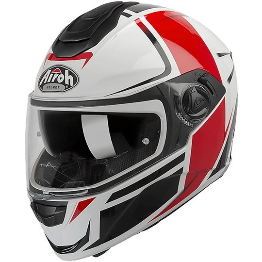 Casque De Moto Intégral Double Visière Airoh ST301 WONDER Noir Brillant Rouge 3 Casque De Moto Intégral Double Visière Airoh ST301 WONDER Noir Brillant Rouge