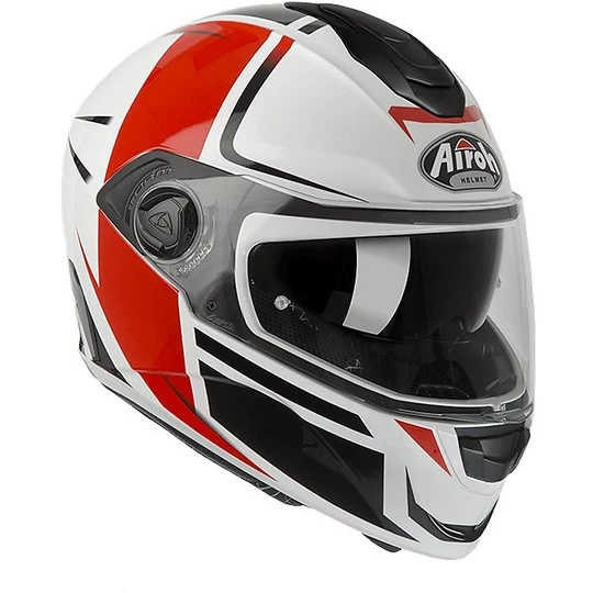 Casque De Moto Intégral Double Visière Airoh ST301 WONDER Noir Brillant Rouge 4 Casque De Moto Intégral Double Visière Airoh ST301 WONDER Noir Brillant Rouge – Image 2