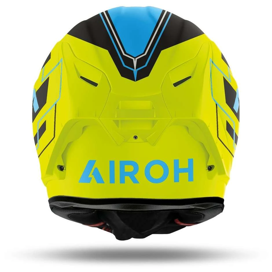 Casque De Moto Intégral En Fibre Airoh GP550 S Challenge Blue Matt Yellow 4 Casque De Moto Intégral En Fibre Airoh GP550 S Challenge Blue Matt Yellow – Image 2