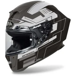 Casque De Moto Intégral En Fibre Airoh GP550 S Challenge Noir Mat