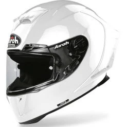 Casque De Moto Intégral En Fibre Airoh GP550 S Couleur Blanc Brillant