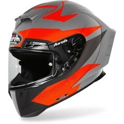 Casque De Moto Intégral En Fibre Airoh GP550 S Vektor Orange Mat