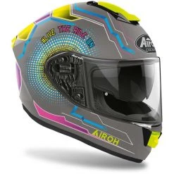 Casque De Moto Intégral En Fibre Airoh ST 501 Power Matt -Airoh boutique casque de moto integral en fibre airoh st 501 power matt 132027