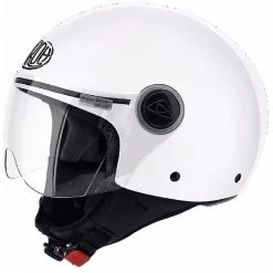 Casque De Moto Jet Airoh Compact Pro Color Glossy White