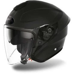 Casque De Moto Jet In HPC Double Visor Airoh H.20 Color Matt Black -Airoh boutique casque de moto jet in hpc double visor airoh h 20 color matt black 132291