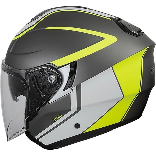 Casque De Moto Urban Jet Airoh HUNTER SOUL Anthracite Matt 4 Casque De Moto Urban Jet Airoh HUNTER SOUL Anthracite Matt – Image 2