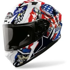 Casque Intégral Moto Airoh VALOR Uncle Sam Matt White