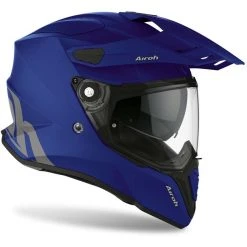 Casque Intégral On-Off Moto Touring Airoh COMMANDER Matt Blue Color -Airoh boutique casque integral on off moto touring airoh commander matt blue color 130953