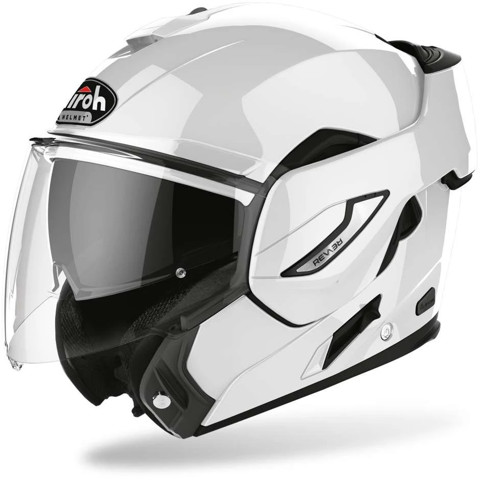 Casque Modulable Flip UP Motorcycle Airoh REV 19 COLOR Glossy White 3 Casque Modulable Flip UP Motorcycle Airoh REV 19 COLOR Glossy White