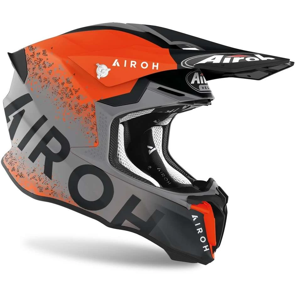 Casque Moto Cross Enduro Airoh TWIST 2.0 Bit Orange Mat 5 Casque Moto Cross Enduro Airoh TWIST 2.0 Bit Orange Mat – Image 3