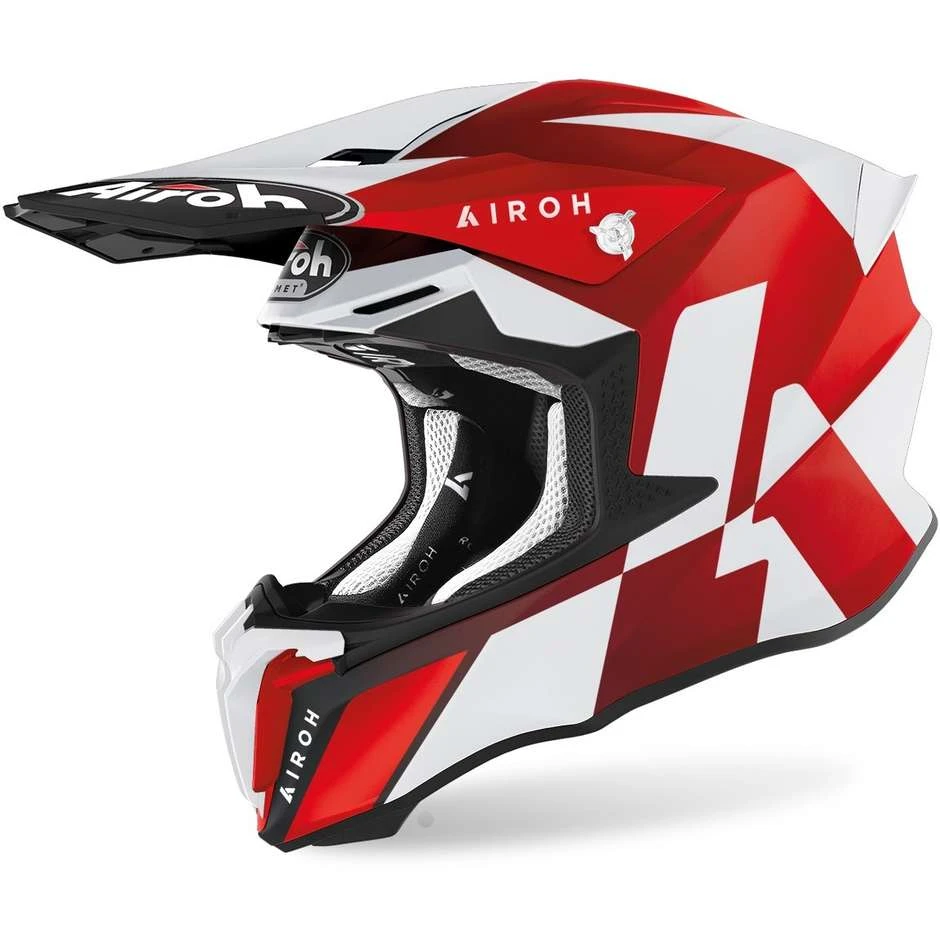 Casque Moto Cross Enduro Airoh TWIST 2.0 Lift Rouge Mat 3 Casque Moto Cross Enduro Airoh TWIST 2.0 Lift Rouge Mat