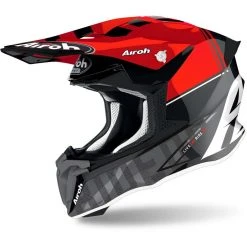 Casque Moto Cross Enduro Airoh TWIST 2.0 TECH Glossy Red