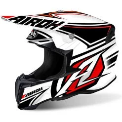 Casque Moto Cross Enduro Airoh Twist Avanger Glossy White
