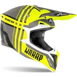 Casque Moto Cross Enduro Airoh WRAAP Broken Matt Yellow 5 Casque Moto Cross Enduro Airoh WRAAP Broken Matt Yellow -Airoh boutique casque moto cross enduro airoh wraap broken matt yellow 132329