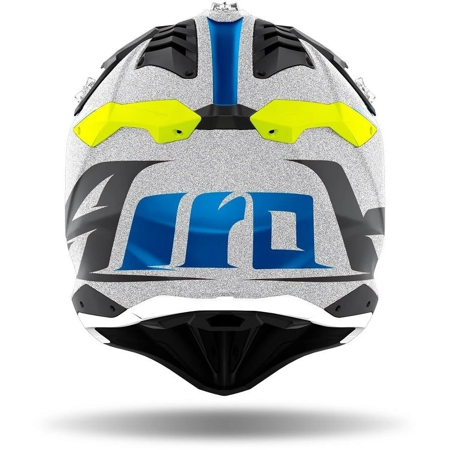 Casque Moto Cross Enduro En Fibre HPC Airoh AVIATOR 3 Wave Glossy Grey Chrome 4 Casque Moto Cross Enduro En Fibre HPC Airoh AVIATOR 3 Wave Glossy Grey Chrome – Image 2