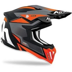 Casque Moto Cross Enduro En Fibre HPC Airoh STRYCKER Axe Mat Orange -Airoh boutique casque moto cross enduro en fibre hpc airoh strycker axe mat orange 107267