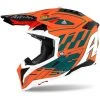 Casque Moto Cross Enduro En HPC Airoh Fibre AVIATOR 3 Rampage Orange -Airoh boutique casque moto cross enduro en hpc airoh fibre aviator 3 rampage orange 107305