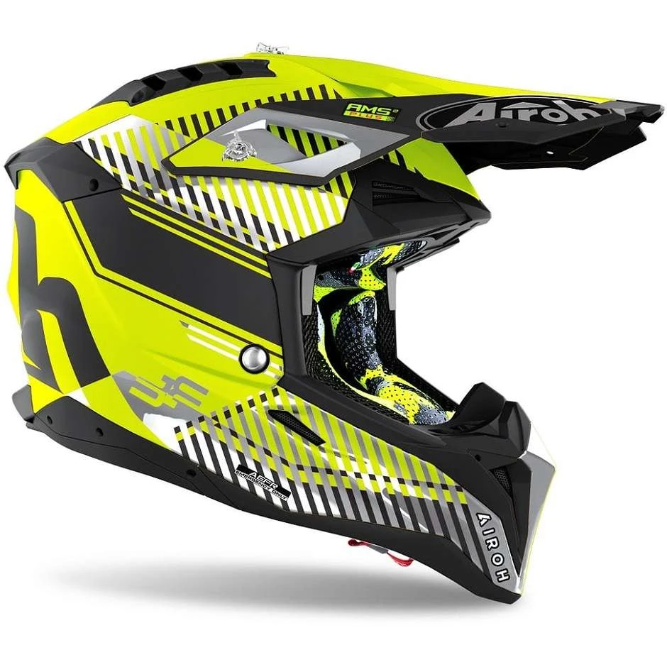 Casque Moto Cross Enduro En HPC Airoh Fibre AVIATOR 3 Wave Jaune Mat Casque Moto Cross Enduro En HPC Airoh Fibre AVIATOR 3 Wave Jaune Mat -Airoh boutique casque moto cross enduro en hpc airoh fibre aviator 3 wave jaune mat 107317