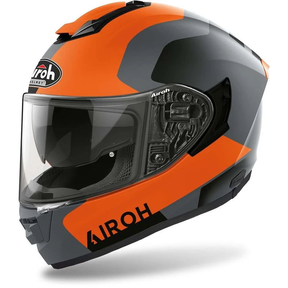 Casque Moto Intégral Airoh Fibre ST 501 Dock Orange Mat Casque Moto Intégral Airoh Fibre ST 501 Dock Orange Mat -Airoh boutique casque moto integral airoh fibre st 501 dock orange mat 132037