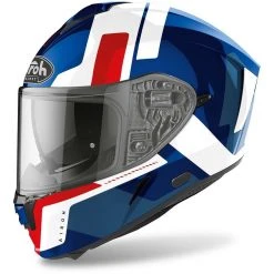 Casque Moto Intégral Airoh SPARK Shogun Bleu Rouge Brillant