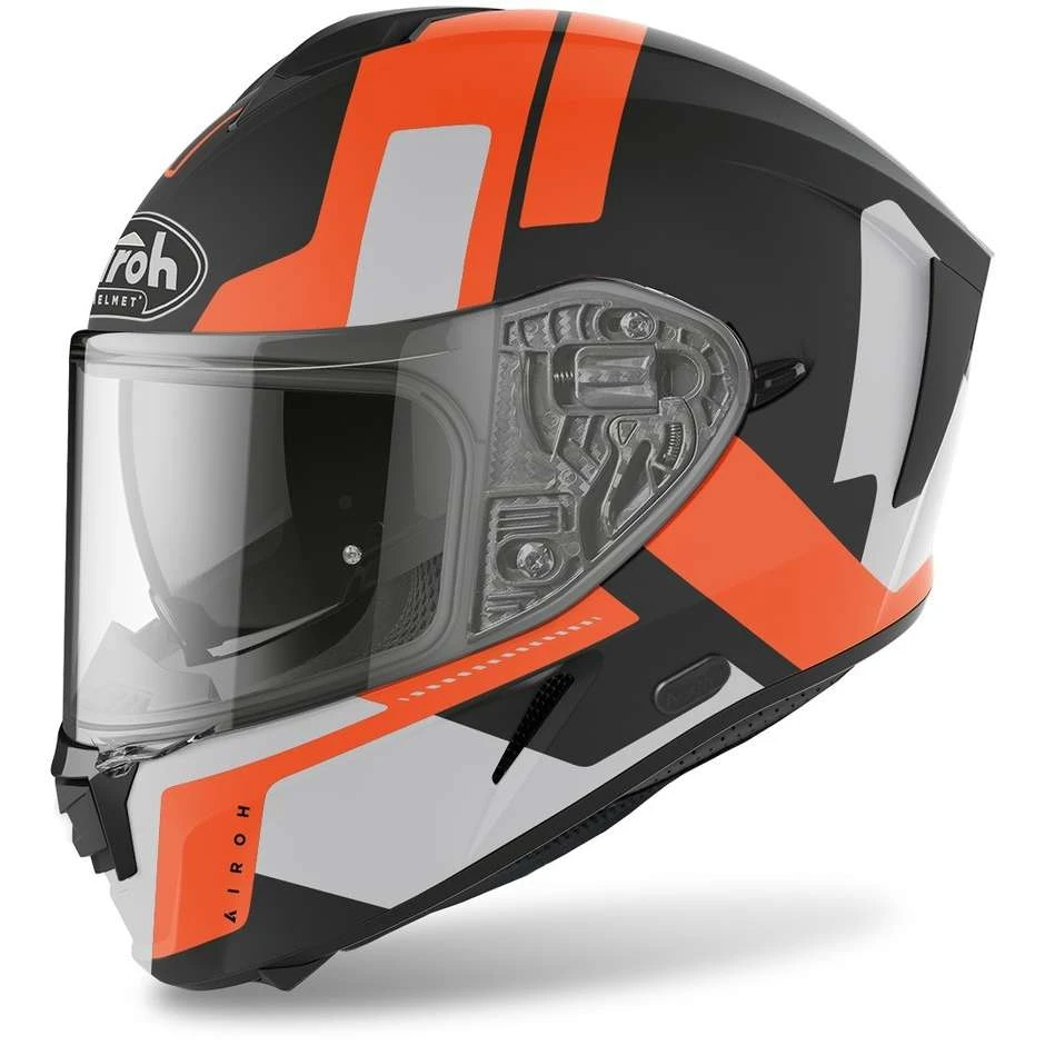 Casque Moto Intégral Airoh SPARK Shogun Orange Mat 3 Casque Moto Intégral Airoh SPARK Shogun Orange Mat