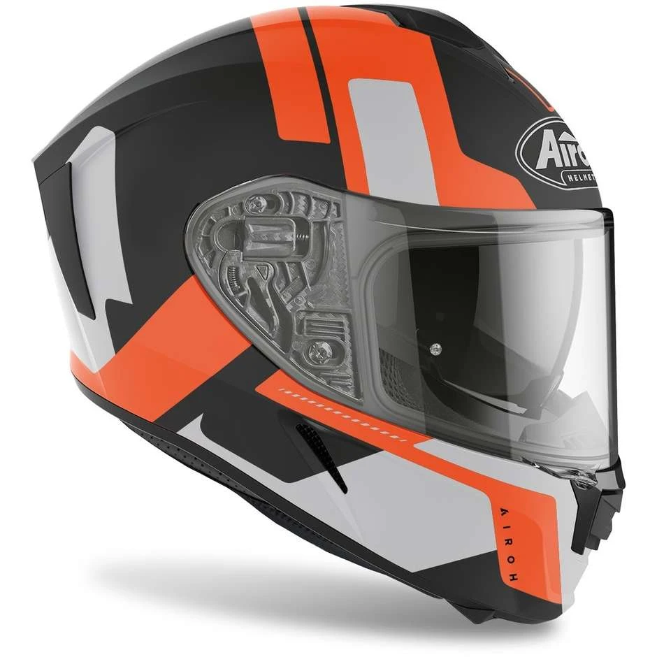 Casque Moto Intégral Airoh SPARK Shogun Orange Mat 5 Casque Moto Intégral Airoh SPARK Shogun Orange Mat – Image 3