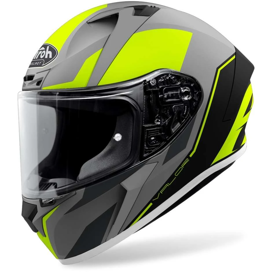 Casque Moto Intégral Airoh VALOR Wings Matt Yellow 3 Casque Moto Intégral Airoh VALOR Wings Matt Yellow