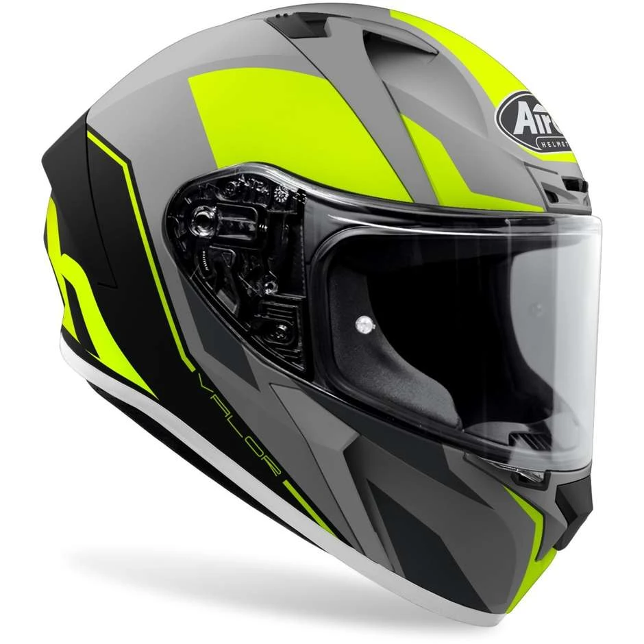 Casque Moto Intégral Airoh VALOR Wings Matt Yellow 5 Casque Moto Intégral Airoh VALOR Wings Matt Yellow – Image 3