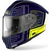 Casque Moto Intégral Double Visière Airoh SPARK Cyrcuit Bleu Mat