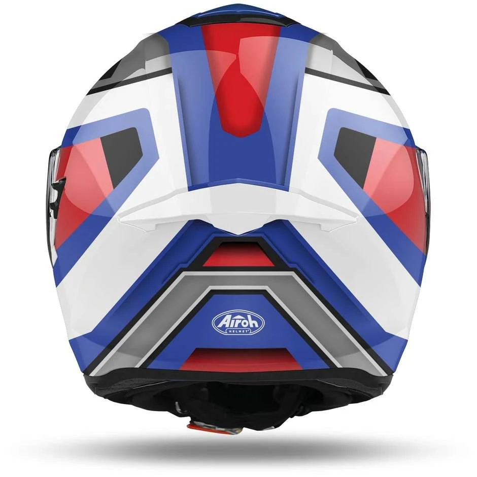 Casque Moto Intégral En Fibre Airoh ST 501 Carré Bleu Rouge Brillant 4 Casque Moto Intégral En Fibre Airoh ST 501 Carré Bleu Rouge Brillant – Image 2