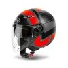 Casque Moto Jet Airoh City One Wrap Black Matt Orange -Airoh boutique casque moto jet airoh city one wrap black matt orange 44329