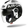 Casque Moto Jet Double Visière Airoh HELIOS Up Blanc Brillant -Airoh boutique casque moto jet double visiere airoh helios up blanc brillant 132010