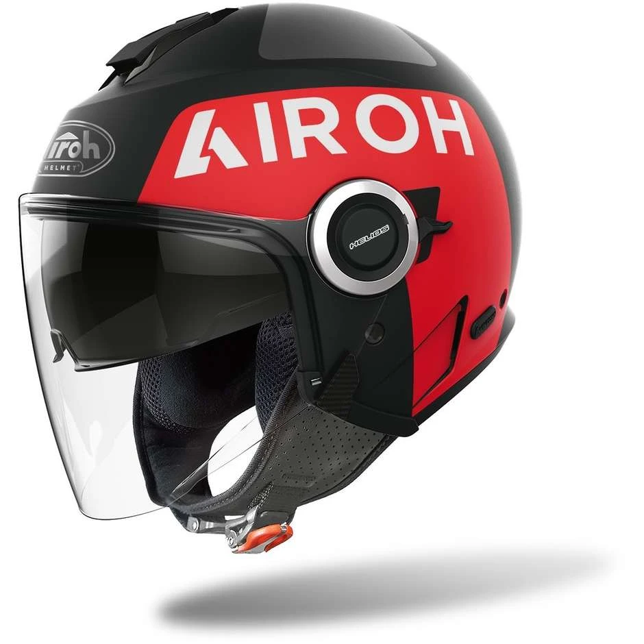 Casque Moto Jet Double Visière Airoh HELIOS Up Noir Mat Casque Moto Jet Double Visière Airoh HELIOS Up Noir Mat -Airoh boutique casque moto jet double visiere airoh helios up noir mat 132015