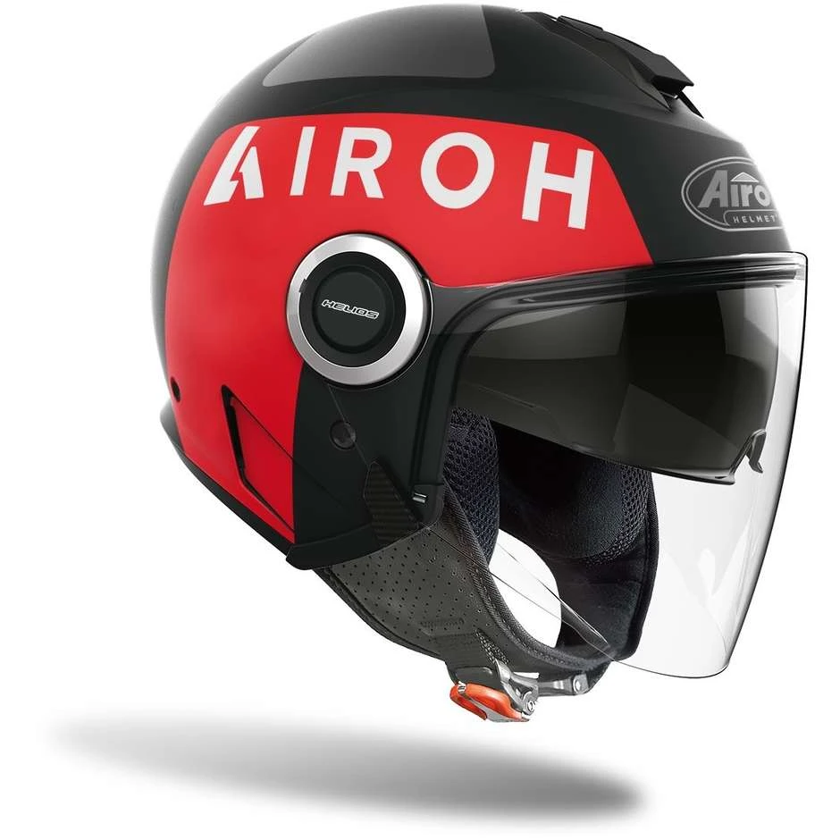 Casque Moto Jet Double Visière Airoh HELIOS Up Noir Mat Casque Moto Jet Double Visière Airoh HELIOS Up Noir Mat -Airoh boutique casque moto jet double visiere airoh helios up noir mat 132016
