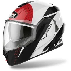 Casque Moto Modulaire Double Homologation P/J Airoh REV 19 Plomb Brillant Rouge -Airoh boutique casque moto modulaire double homologation p j airoh rev 19 plomb brillant rouge 132047