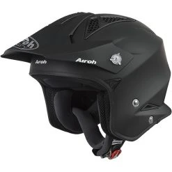 Casque Moto Trial Tout Terrain Airoh TRR S Color Noir Mat