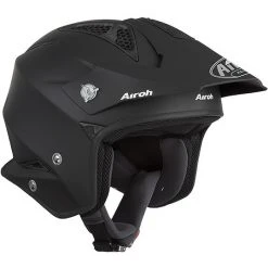 Casque Moto Trial Tout Terrain Airoh TRR S Color Noir Mat -Airoh boutique casque moto trial tout terrain airoh trr s color noir mat 71588