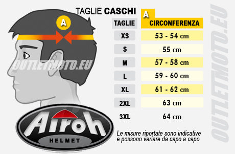 Casque De Moto Jet In HPC Double Visor Airoh H.20 Color Matt Black -Airoh boutique 56 fr